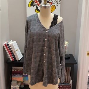 💫 Oversized Button-down Top